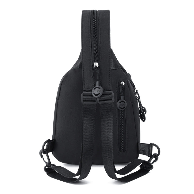 Mini Oxford Cloth Casual Chest Backpack
