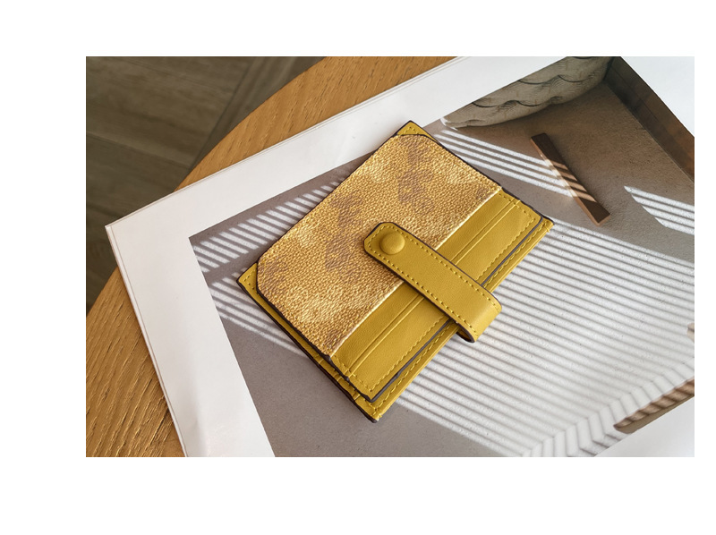 Thin exquisite pattern card holder bag