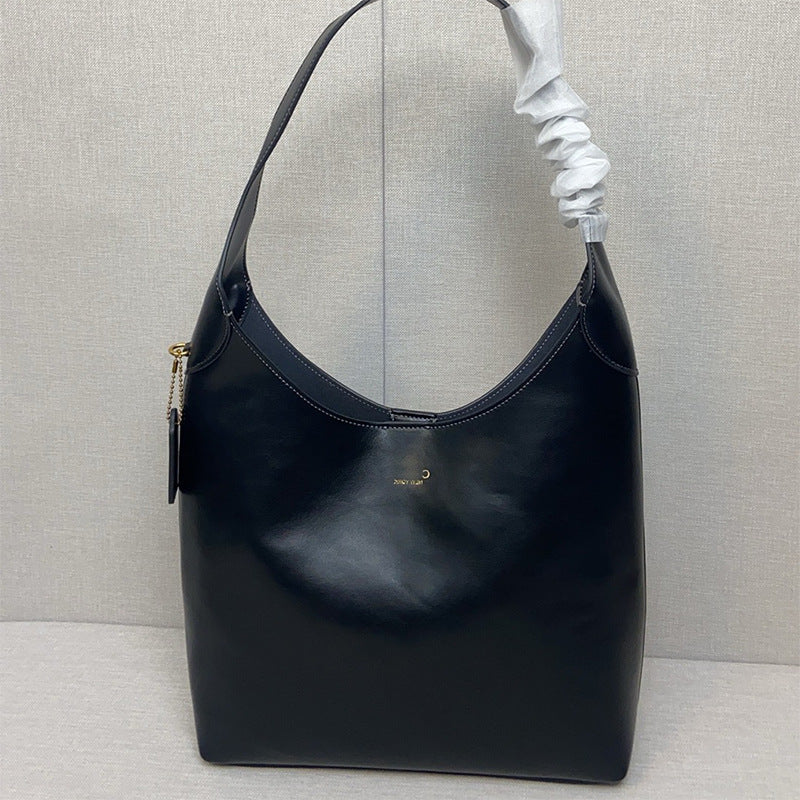 Retro single-shoulder wandering tote bag