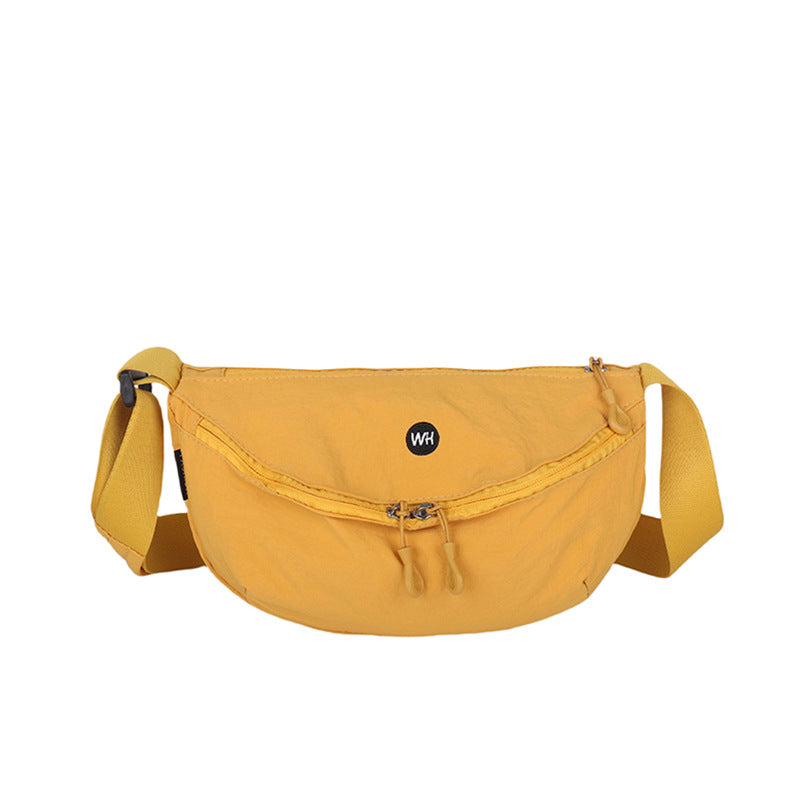 Casual Texture Versatile Nylon Dumpling Bag Korean Style ins Trendy Fashionable Women's Crossbody Shoulder Bag - zoraflux