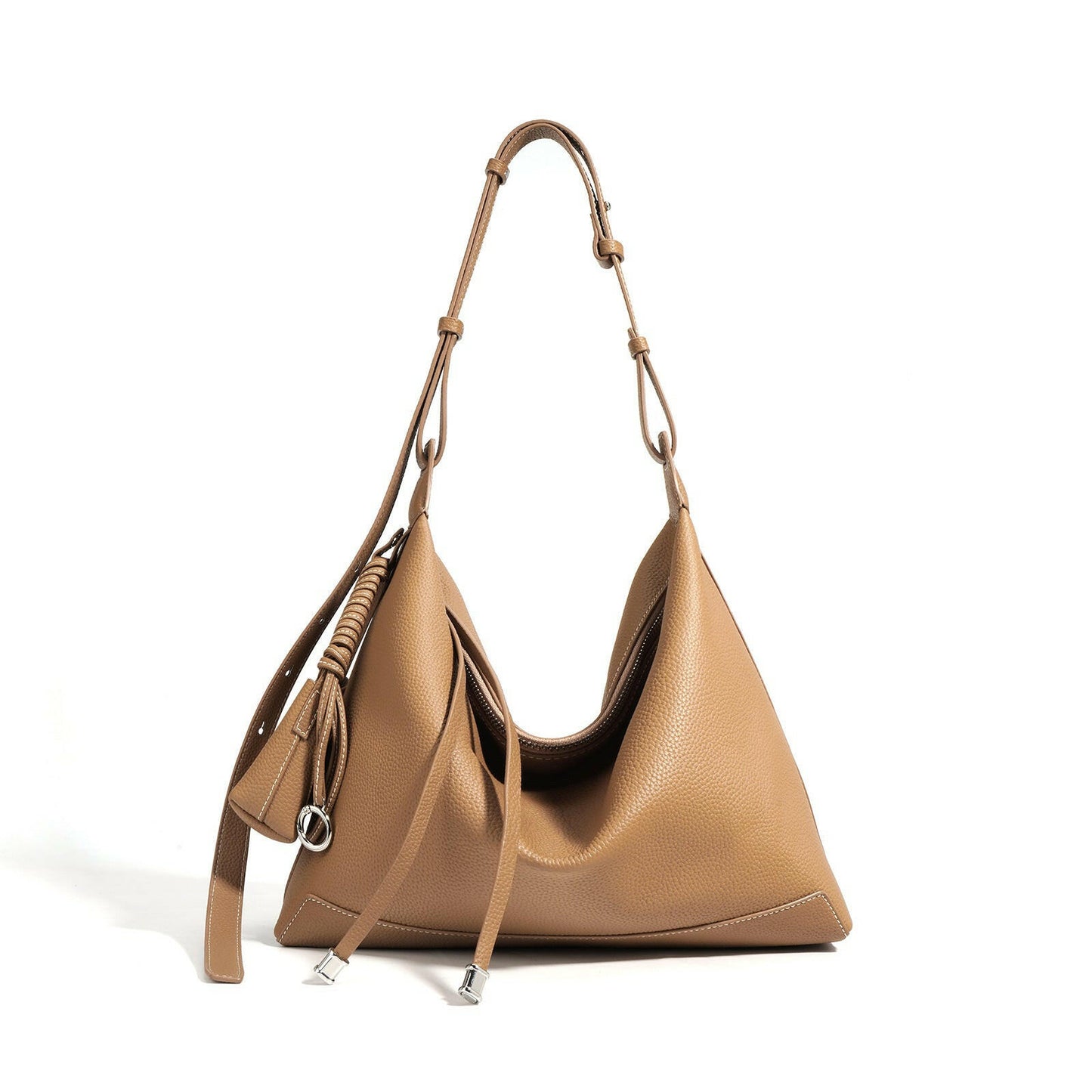 2025New Niche Simple Style Large Capacity Commuter Tote Bag High-end Fashion Underarm Bag - zoraflux