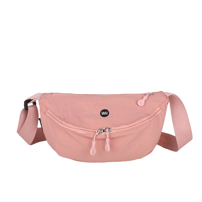 Casual Texture Versatile Nylon Dumpling Bag Korean Style ins Trendy Fashionable Women's Crossbody Shoulder Bag - zoraflux