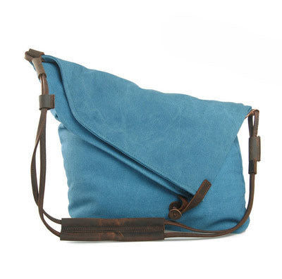 Retro literary canvas women's shoulder bag