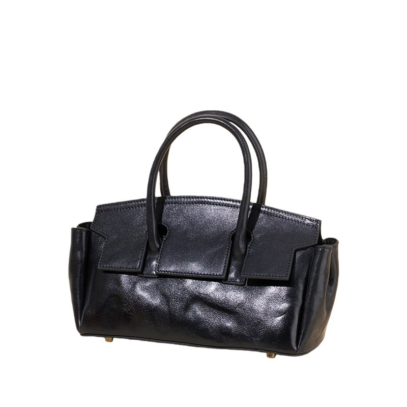 Handmade vegetable - tanned cowhide crossbody bag - zoraflux