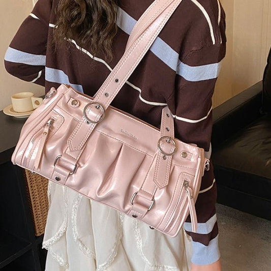 Personality trend underarm motorcycle tote bag - zoraflux