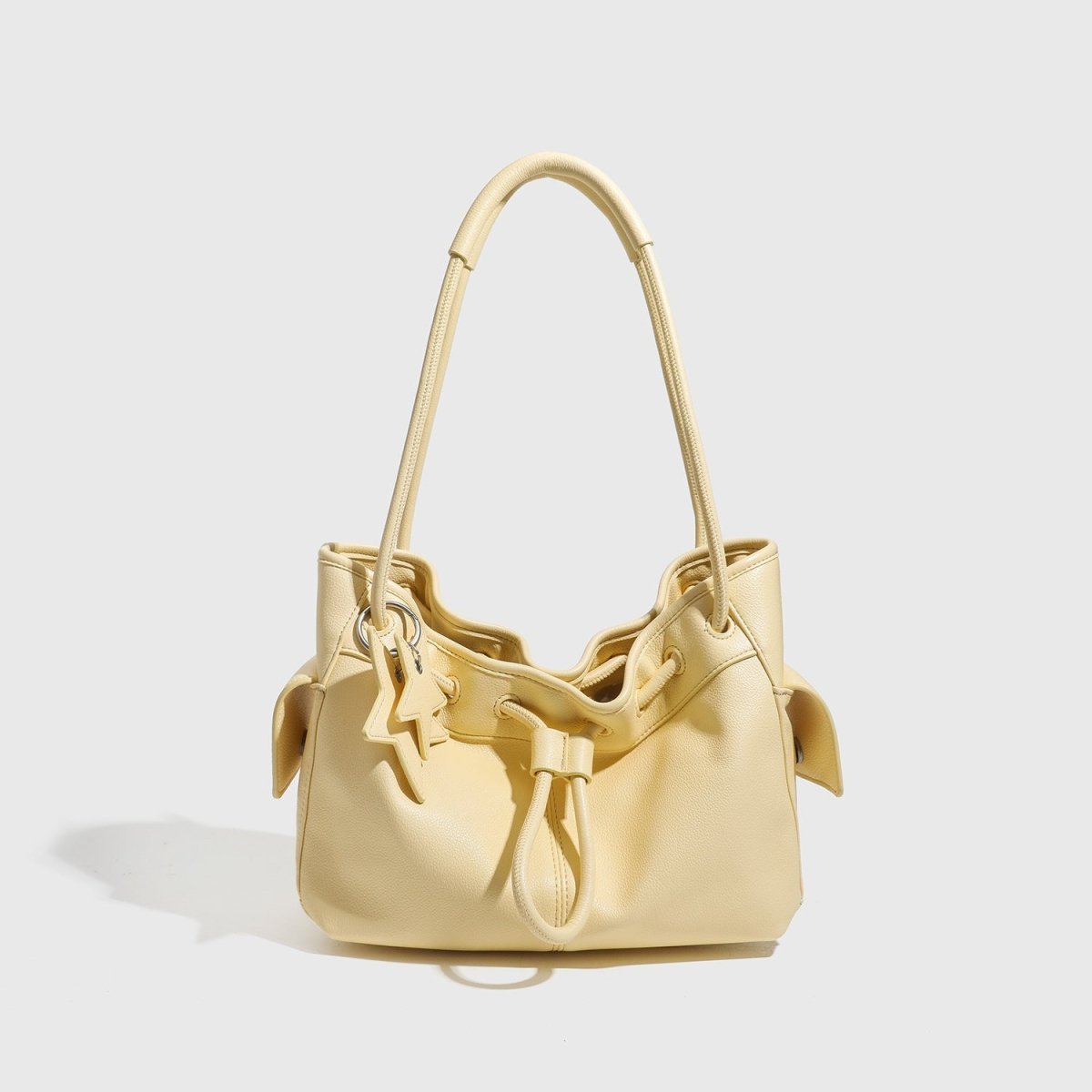 Zoraflux Soft Star Charm Drawstring Tote Bag 2 Sizes - zoraflux