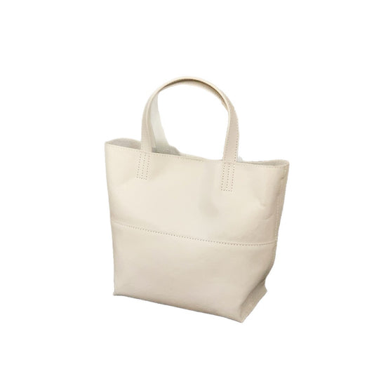 Soft leather crossbody bucket bag