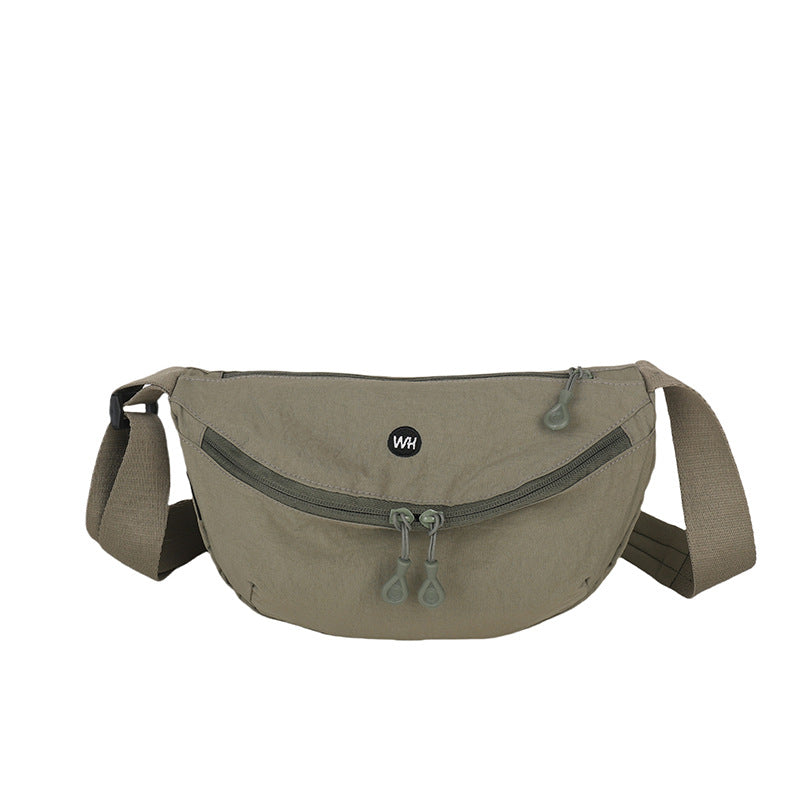 Casual Texture Versatile Nylon Dumpling Bag Korean Style ins Trendy Fashionable Women's Crossbody Shoulder Bag - zoraflux