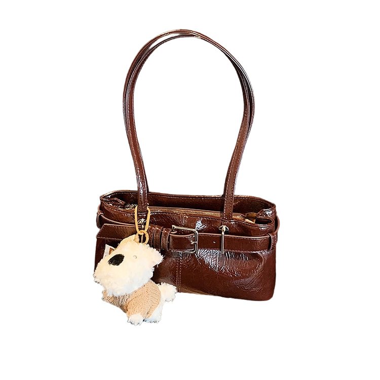 2025New Fashion Simple Versatile Shoulder Bag Large Capacity High - end Handbag Commuting Trendy Crossbody Bag - zoraflux
