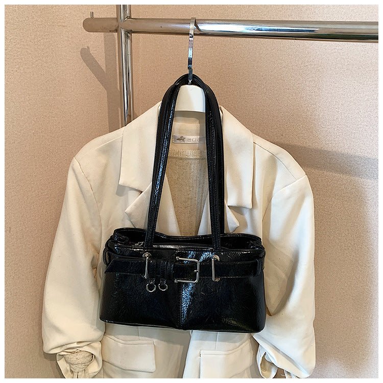 2025New Fashion Simple Versatile Shoulder Bag Large Capacity High - end Handbag Commuting Trendy Crossbody Bag - zoraflux