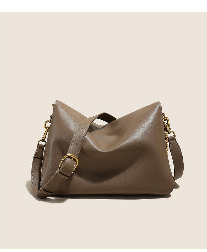 Women's Genuine Leather Tote Crossbody Bag - zoraflux