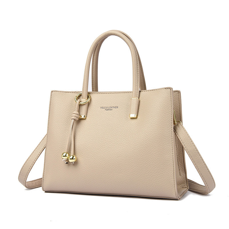 Multi-color commuter handbag