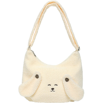 Cute Animal lamb plush crossbody bag