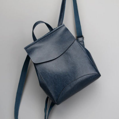 Versatile cowhide multi-functional backpack