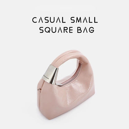 Cute thin shoulder strap silver accessory crossbody bag