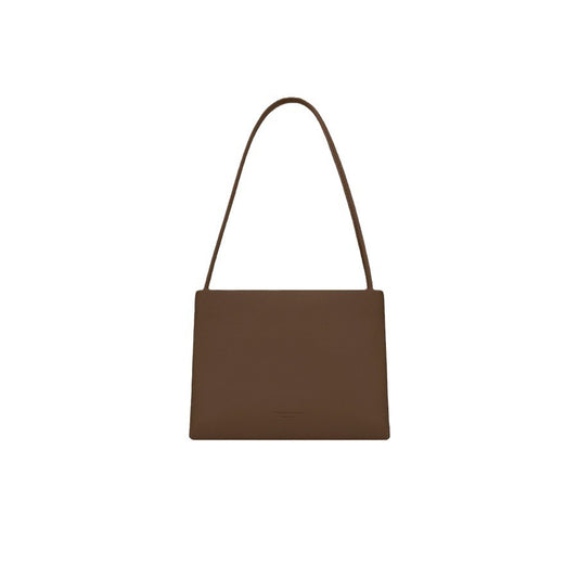 Walnut baguette underarm bag