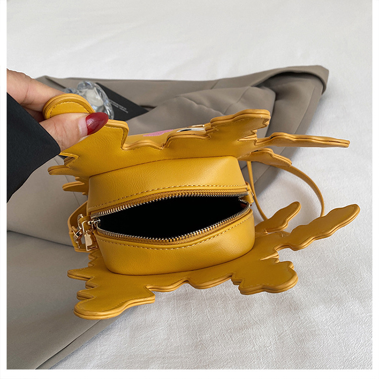 Cartoon pickup monster-shaped crossbody bag