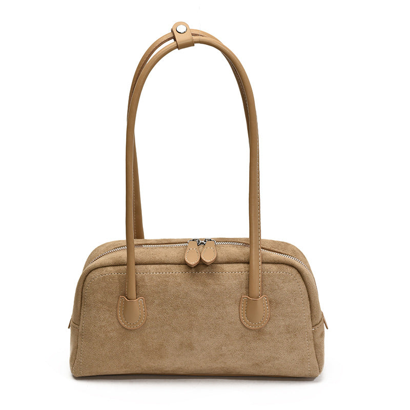 Retro baguette underarm single-shoulder bag