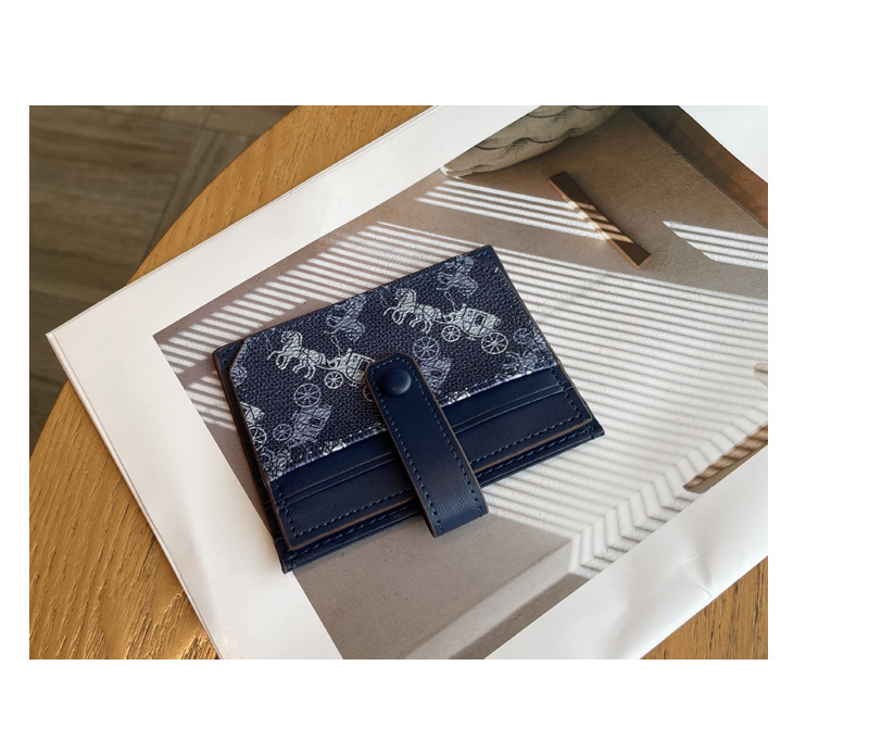 Thin exquisite pattern card holder bag
