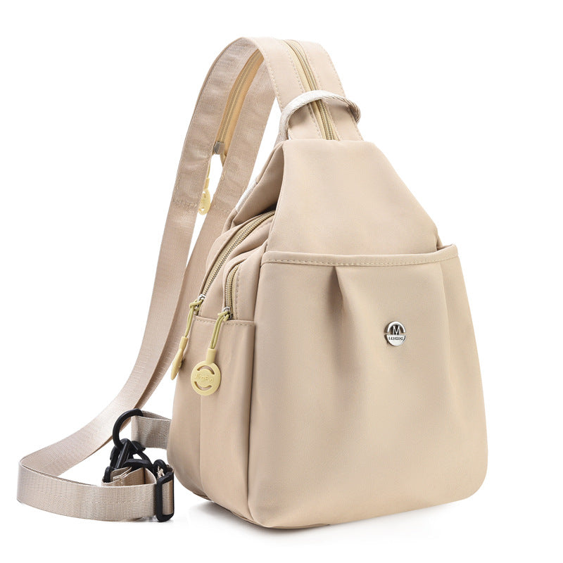 Mini Oxford Cloth Casual Chest Backpack