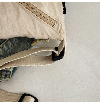 Casual Texture Versatile Nylon Dumpling Bag Korean Style ins Trendy Fashionable Women's Crossbody Shoulder Bag - zoraflux
