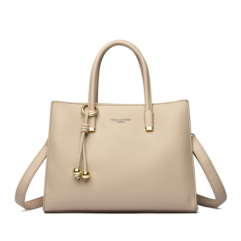 Multi-color commuter handbag