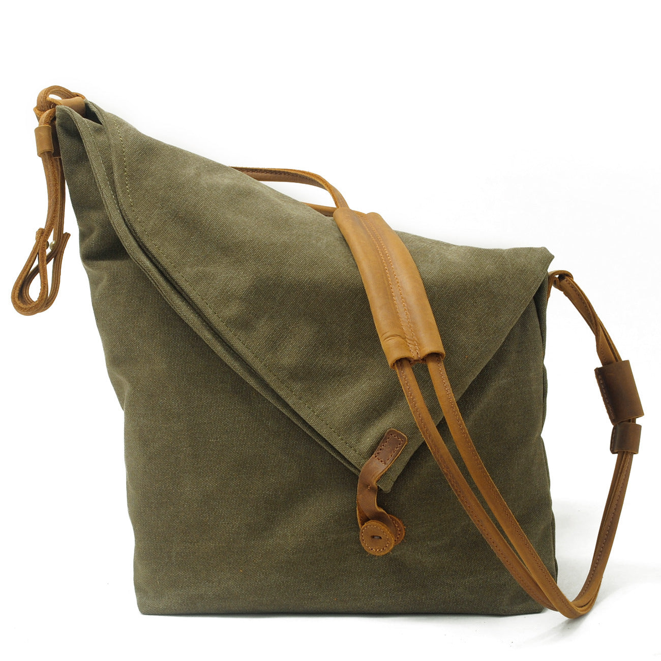 Retro literary canvas women's shoulder bag