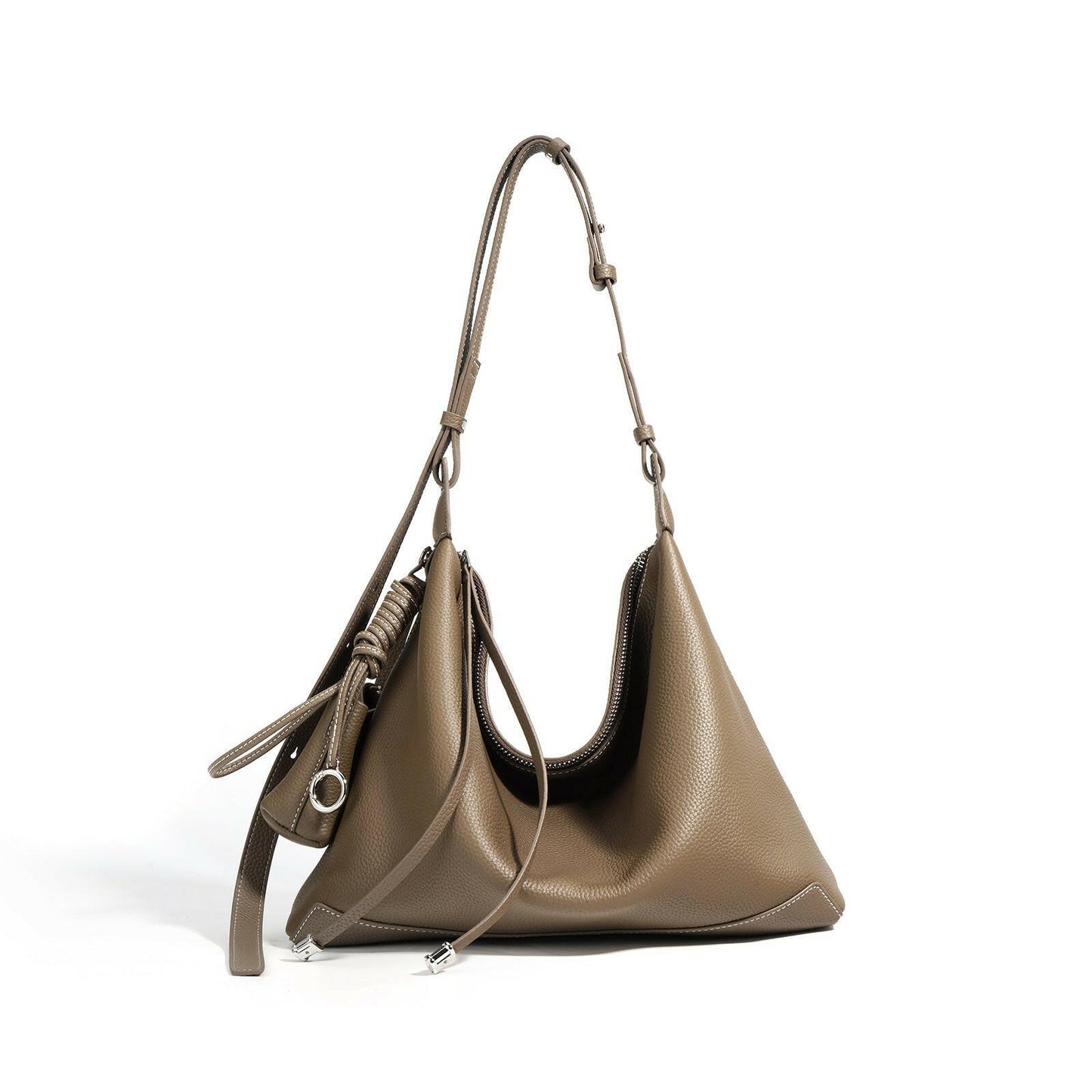 2025New Niche Simple Style Large Capacity Commuter Tote Bag High-end Fashion Underarm Bag - zoraflux