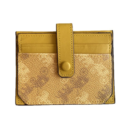 Thin exquisite pattern card holder bag