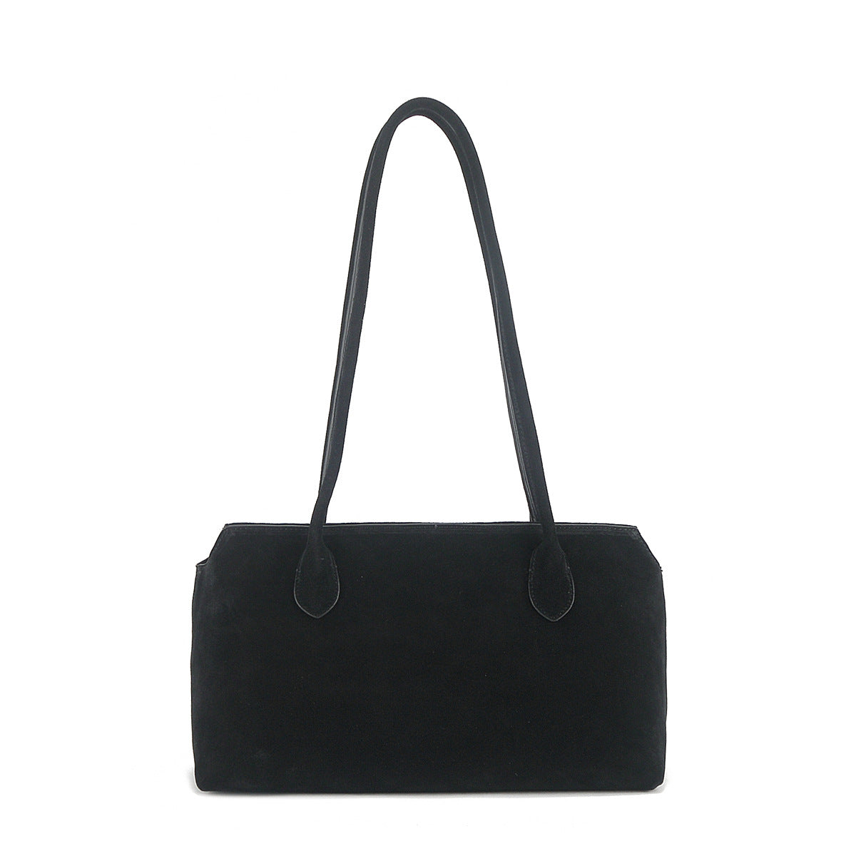 Genuine leather minimalist style tote bag
