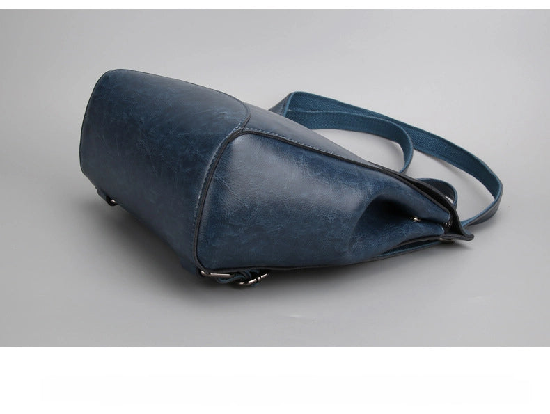 Versatile cowhide multi-functional backpack