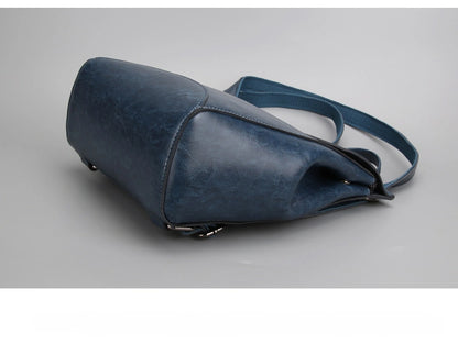 Versatile cowhide multi-functional backpack