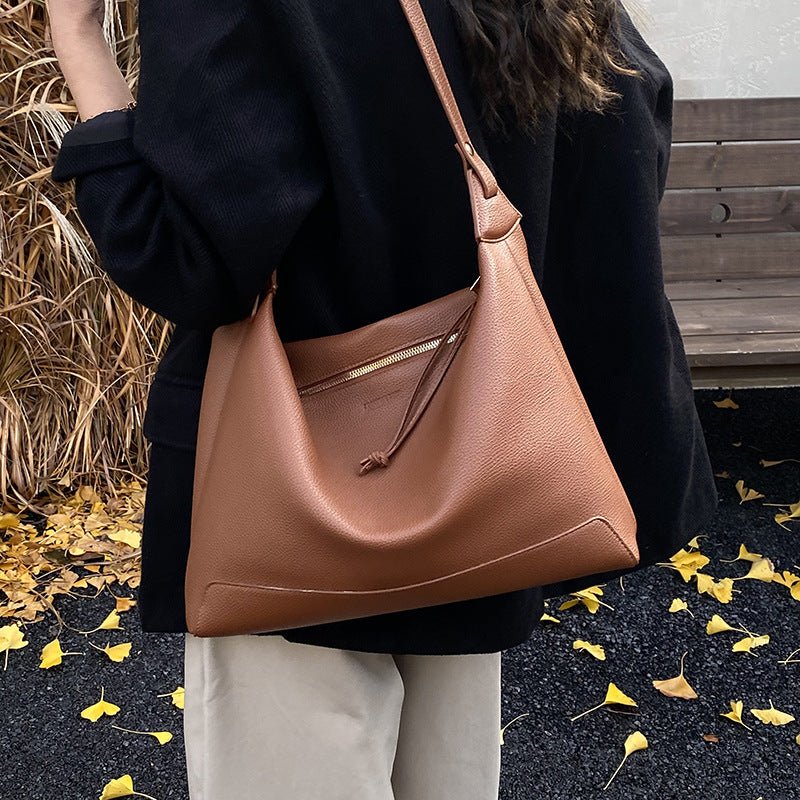 A simple and niche design tote bag for ladies - zoraflux