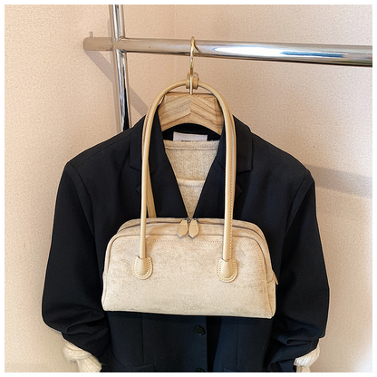 Retro baguette underarm single-shoulder bag