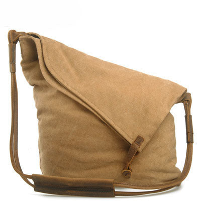 Retro literary canvas women's shoulder bag