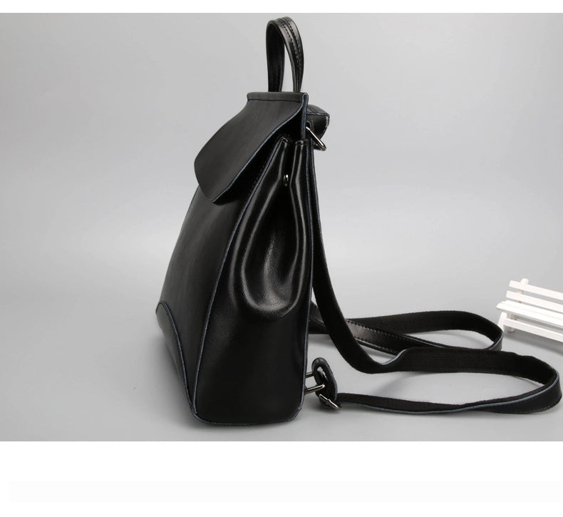 Versatile cowhide multi-functional backpack
