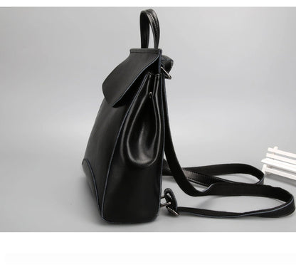 Versatile cowhide multi-functional backpack