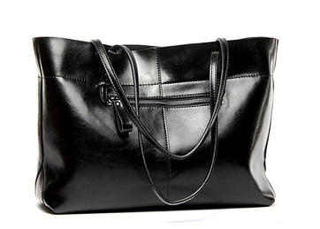 Large capacity genuine leather women's underarm bag