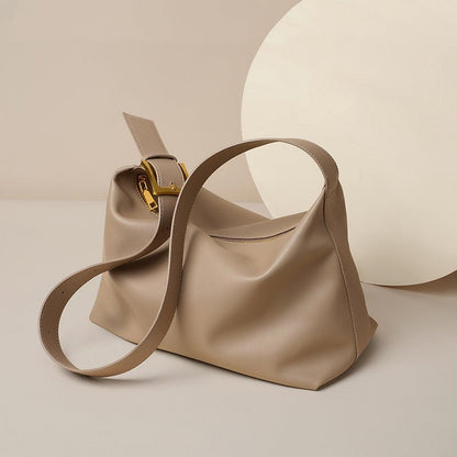 Autumn and winter solid color large capacity tote bag - zoraflux