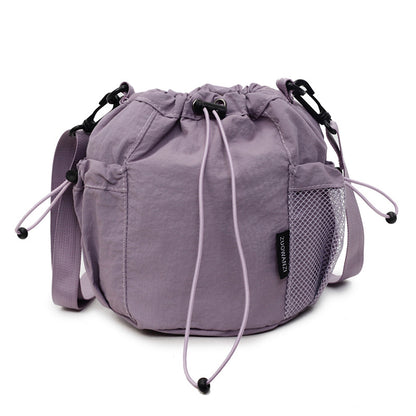 Lightweight and casual crossbody bag drawstring opening
