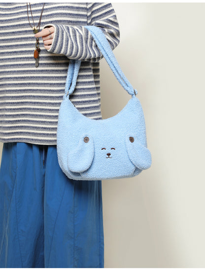 Cute Animal lamb plush crossbody bag