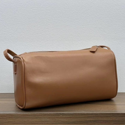 Simple genuine leather pen holder case