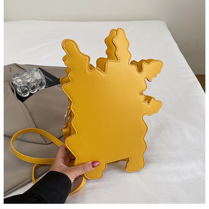 Cartoon pickup monster-shaped crossbody bag