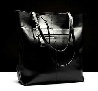 Large capacity genuine leather women's underarm bag