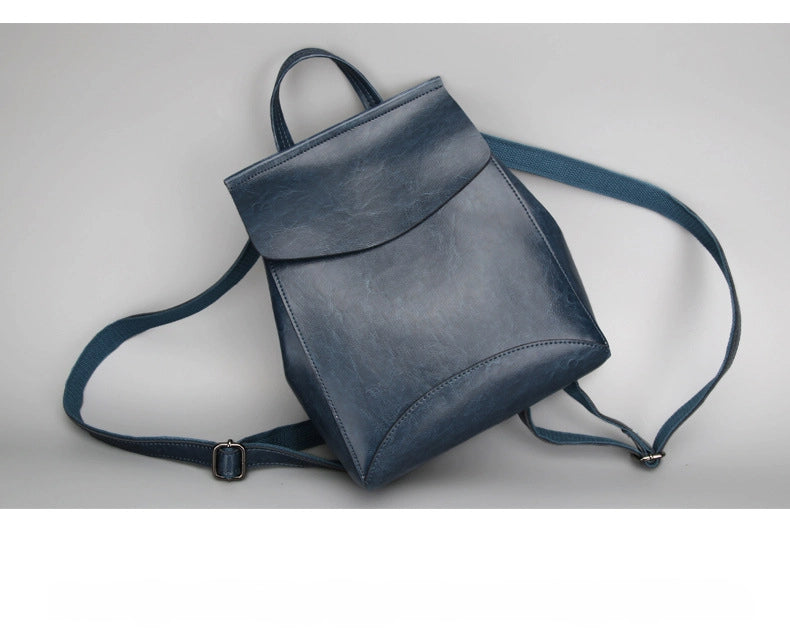 Versatile cowhide multi-functional backpack