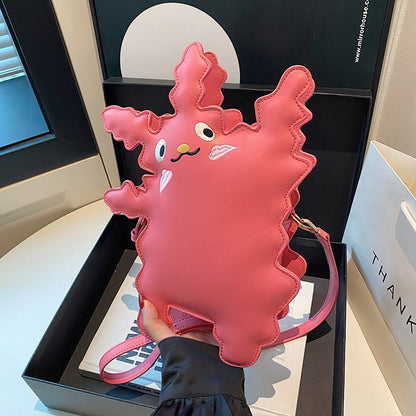 Cartoon pickup monster - shaped crossbody bag - zoraflux