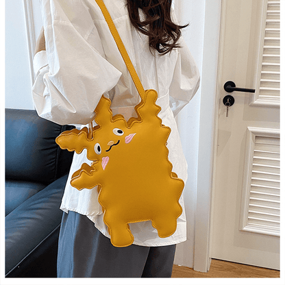 Cartoon pickup monster - shaped crossbody bag - zoraflux