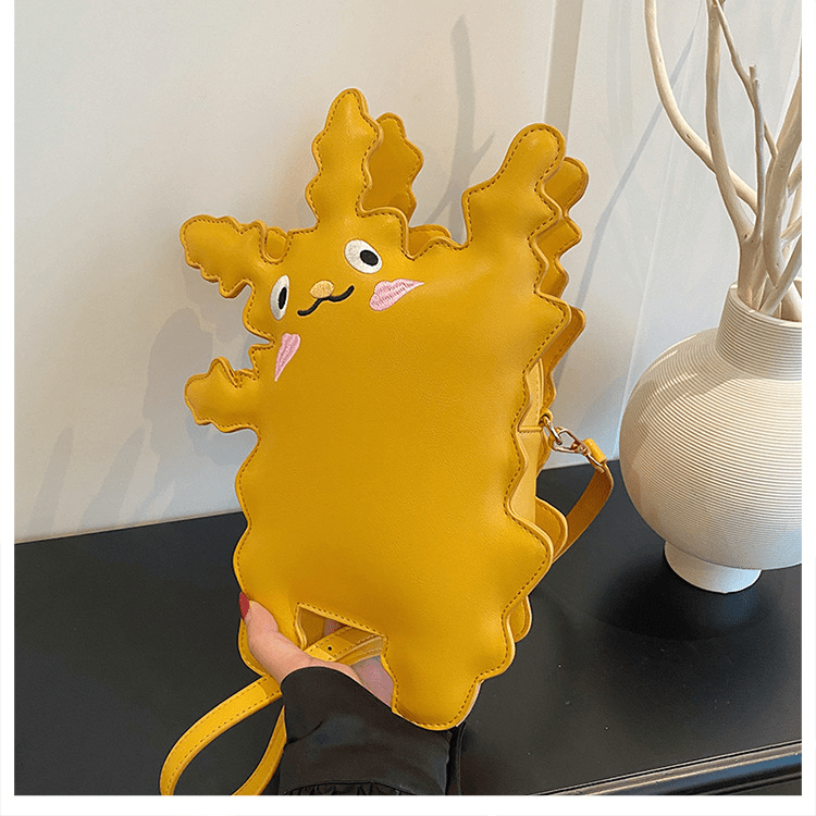 Cartoon pickup monster - shaped crossbody bag - zoraflux