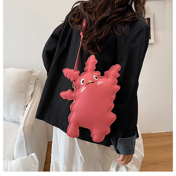 Cartoon pickup monster - shaped crossbody bag - zoraflux