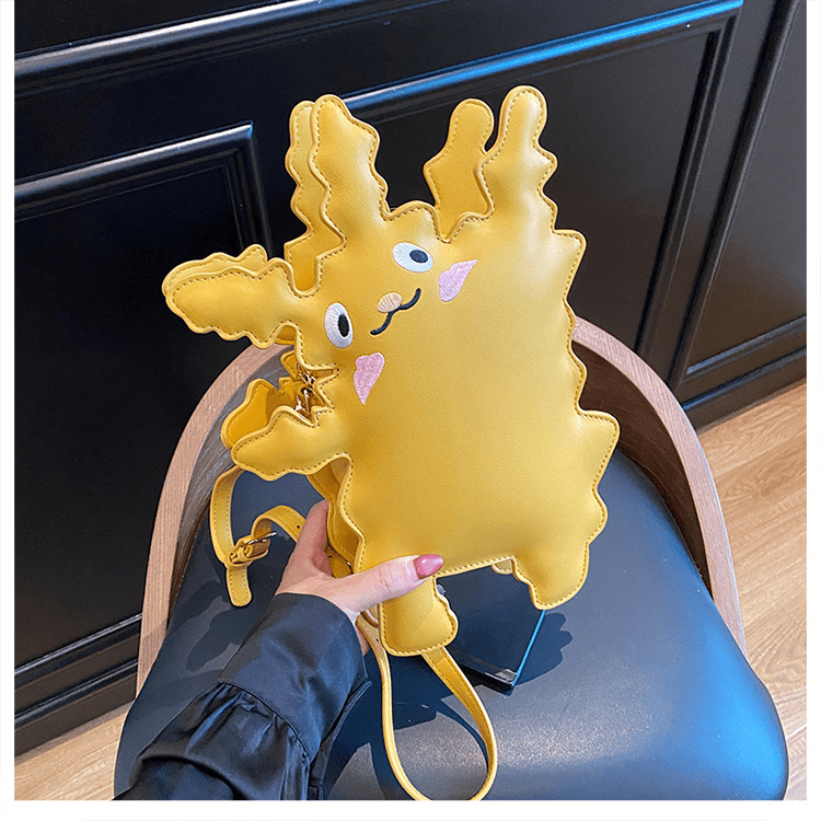 Cartoon pickup monster - shaped crossbody bag - zoraflux